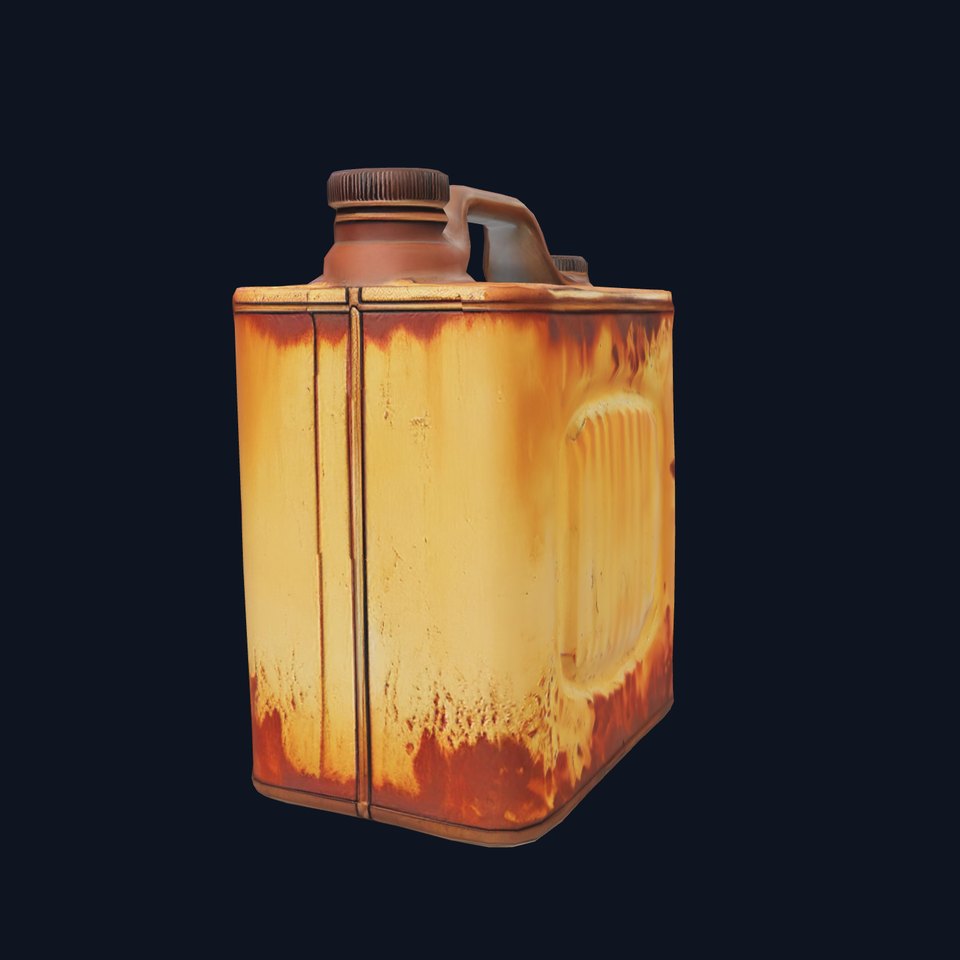 Rustic Fuel Canister model pack viewer poster