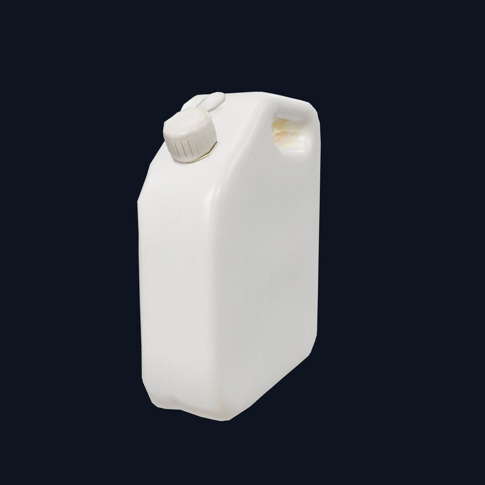 White Plastic Canister model pack viewer poster