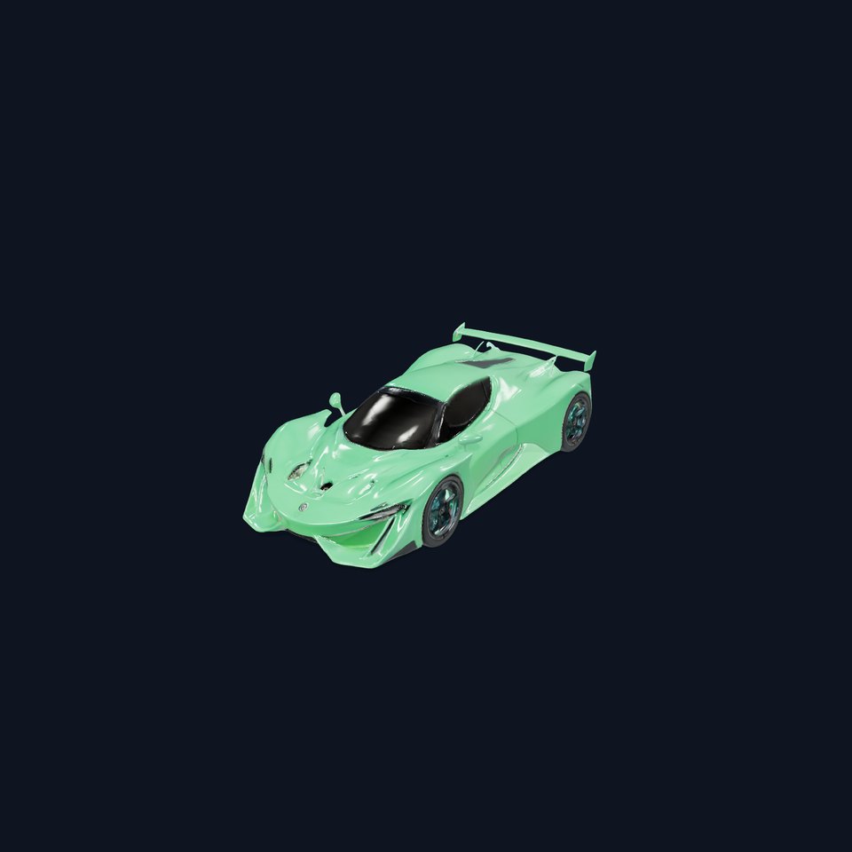 Emerald Hypercar model pack