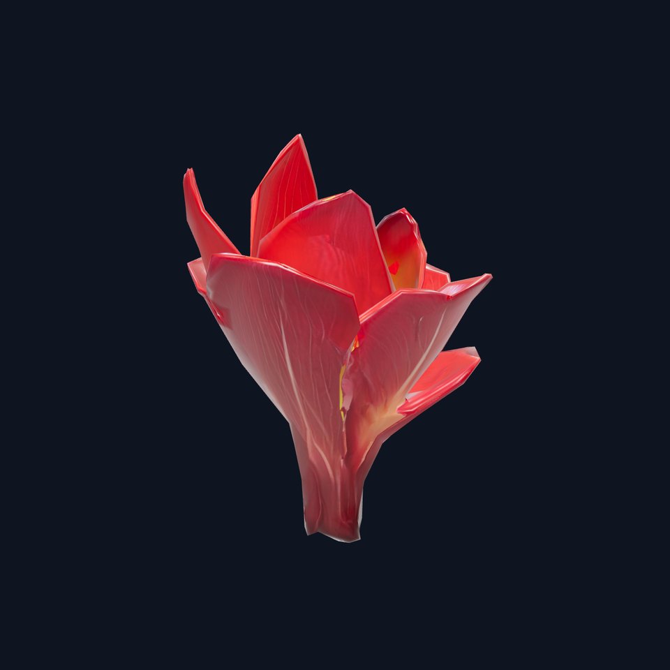 Radiant Lotus Flower model pack viewer poster