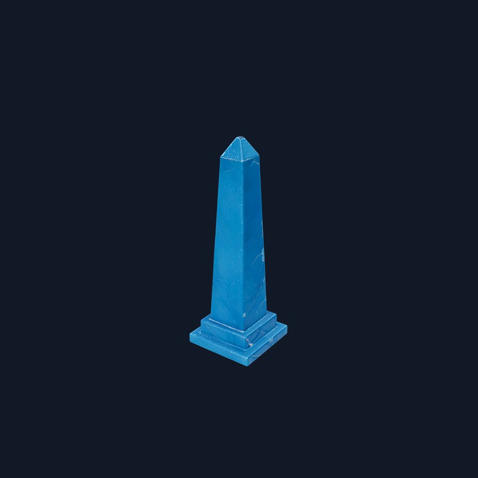 Azure Marble Obelisk model pack viewer poster