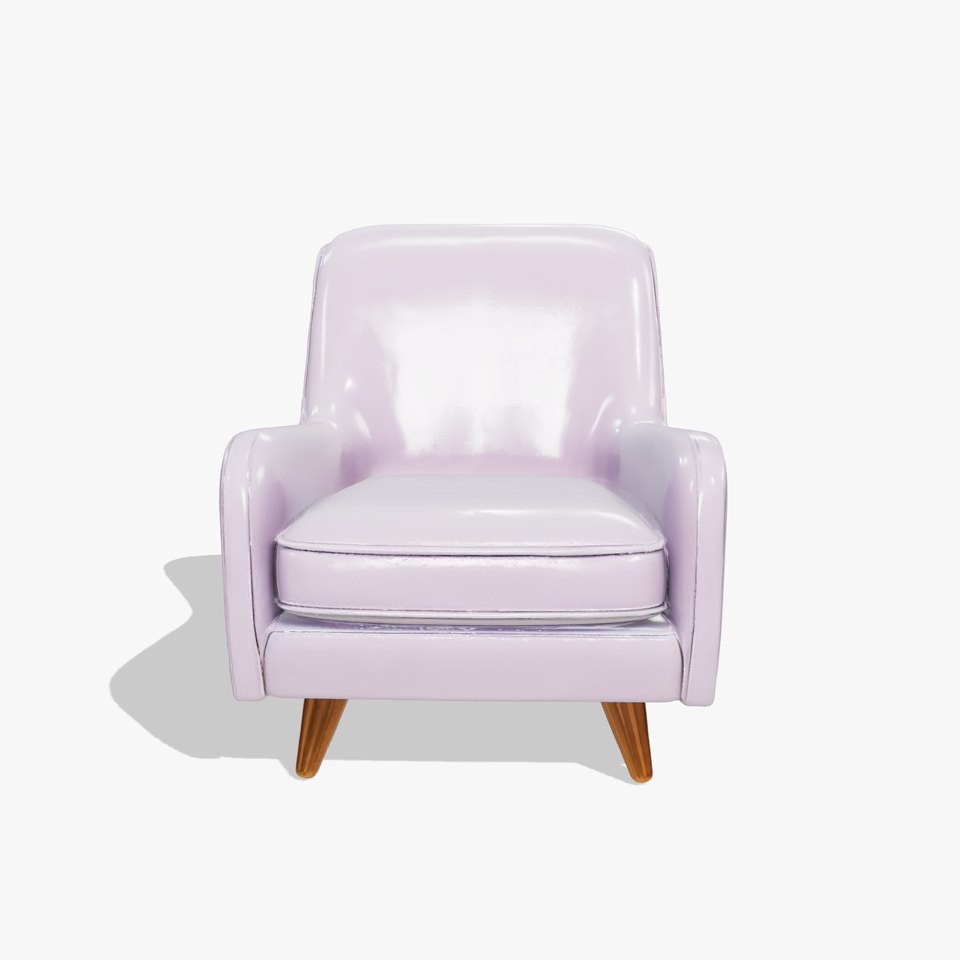 Lavender Armchair model pack viewer poster