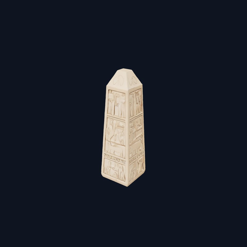 Ancient Sandstone Obelisk model pack viewer poster