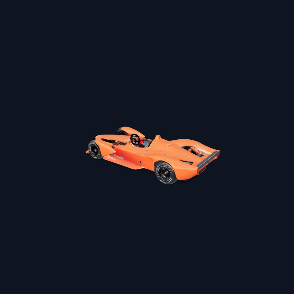 Orange Formula Car model pack viewer poster