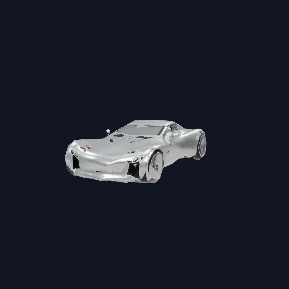 Sleek Silver Sports Car model pack viewer poster