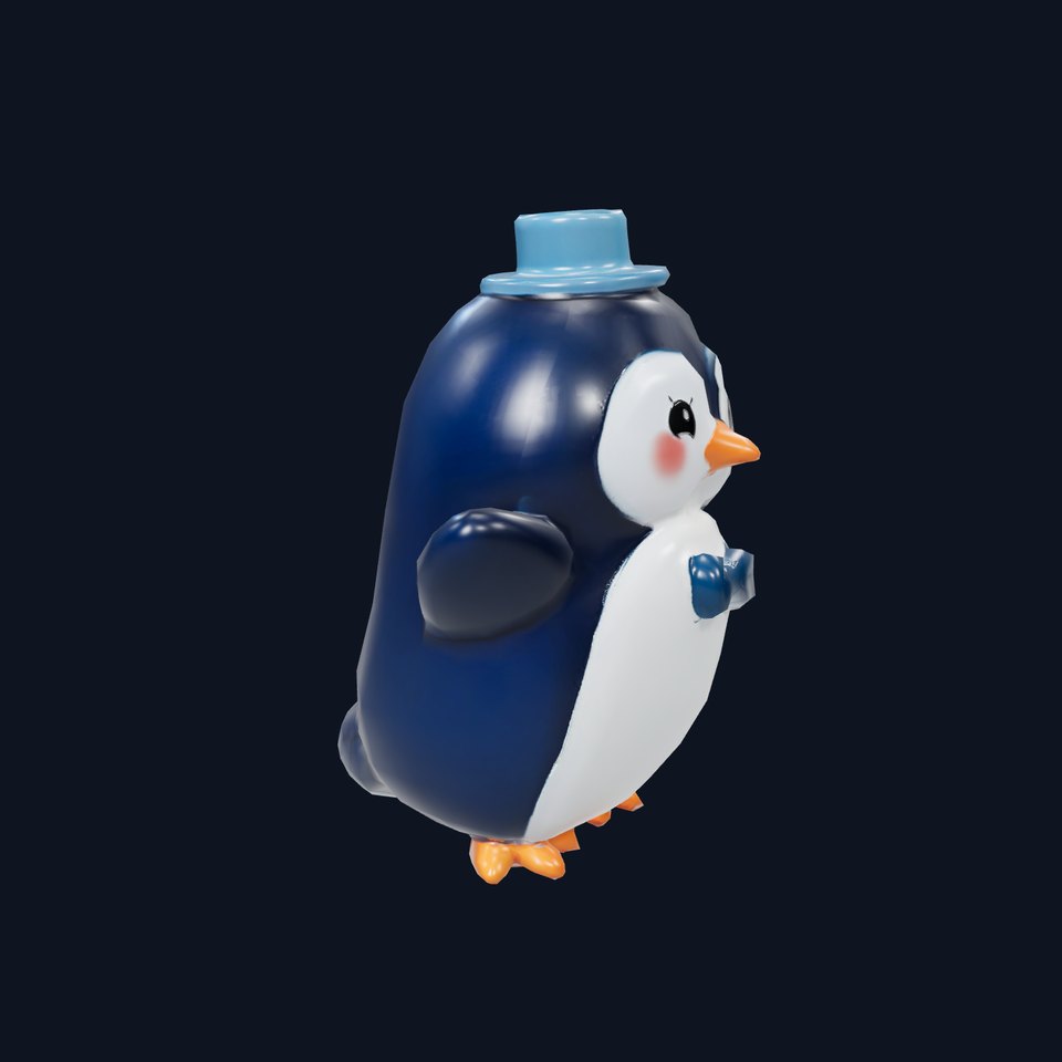 Charming Penguin model pack viewer poster