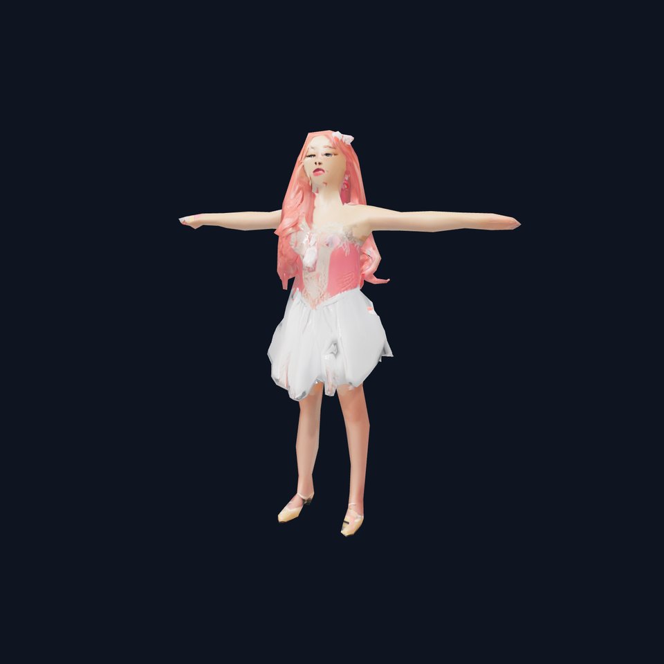 Elegant Ballerina Outfit model pack viewer poster