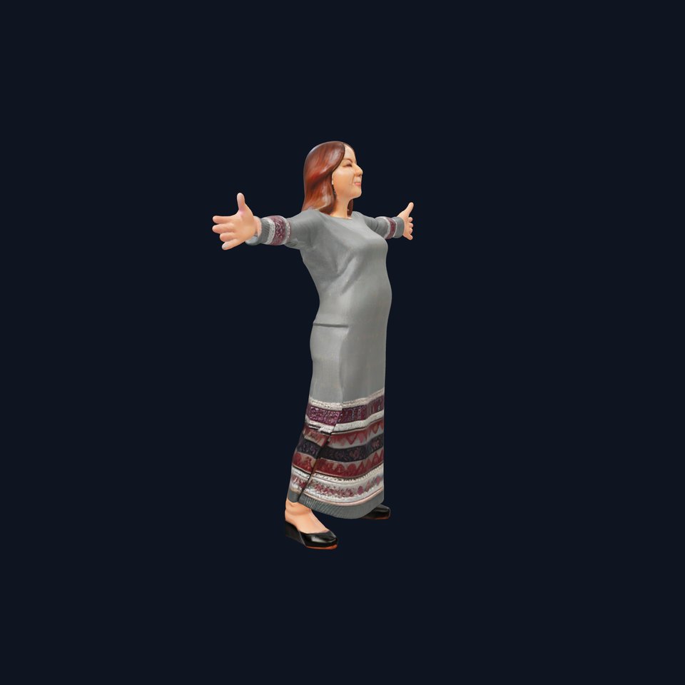 Elegant Knit Dress model pack viewer poster