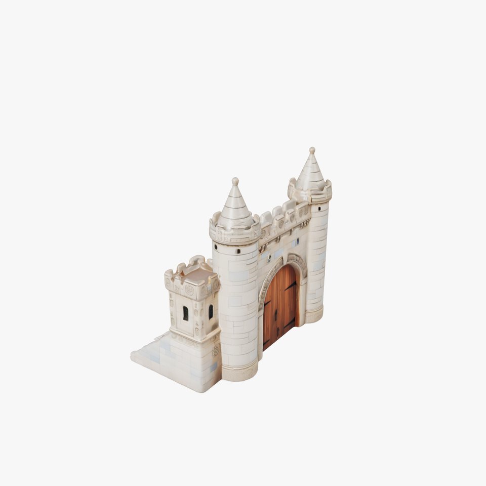 Medieval Stone Castle model pack viewer poster