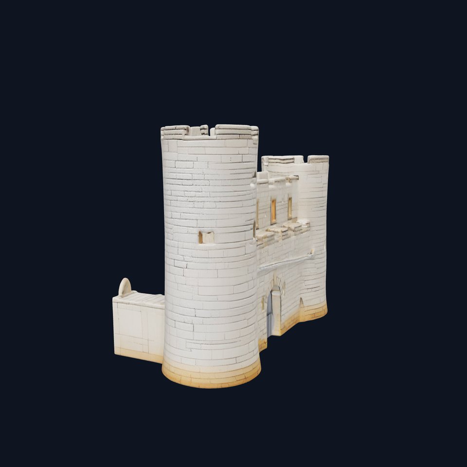 Medieval Stone Castle model pack viewer poster