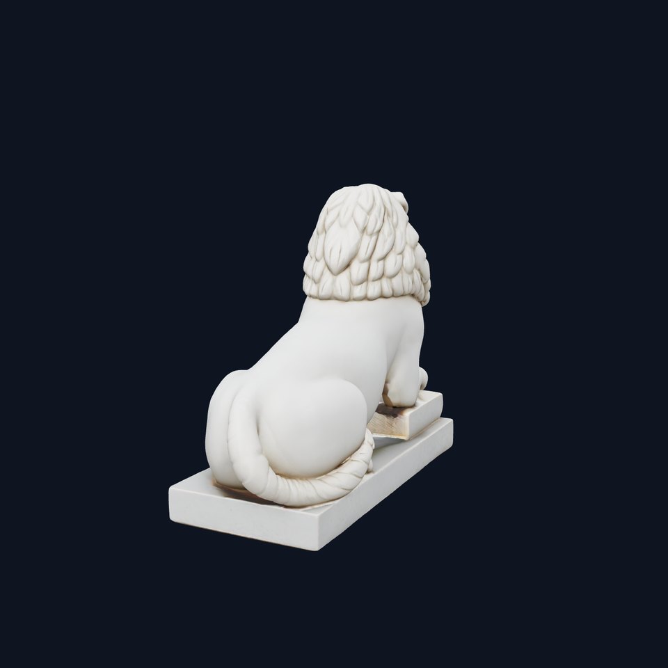 Elegant Marble Lion model pack viewer poster