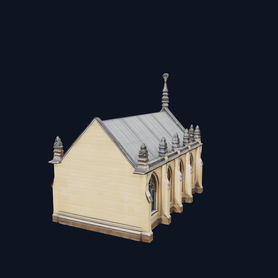 Gothic Chapel Stone model pack viewer poster