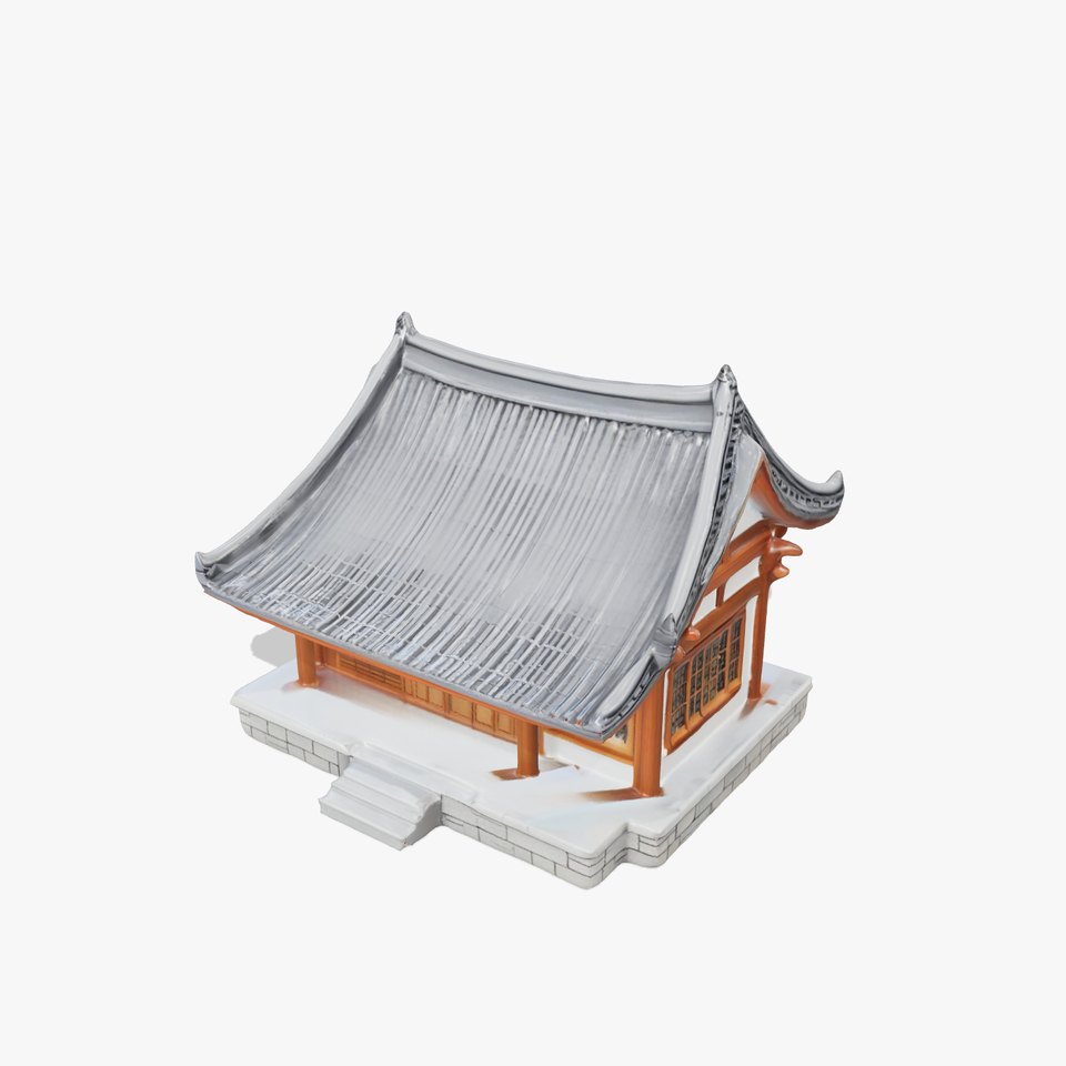 Traditional Pavilion Roof model pack viewer poster