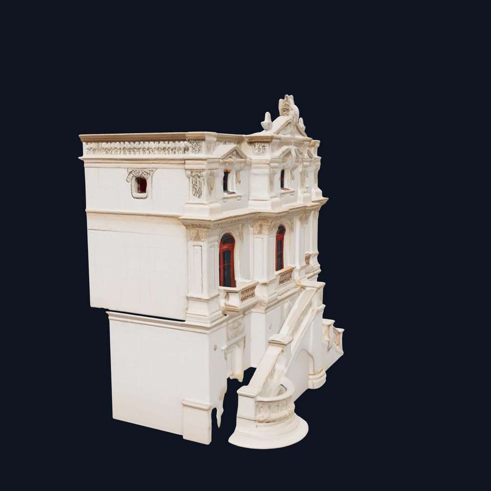 Ornate Baroque Mansion model pack viewer poster