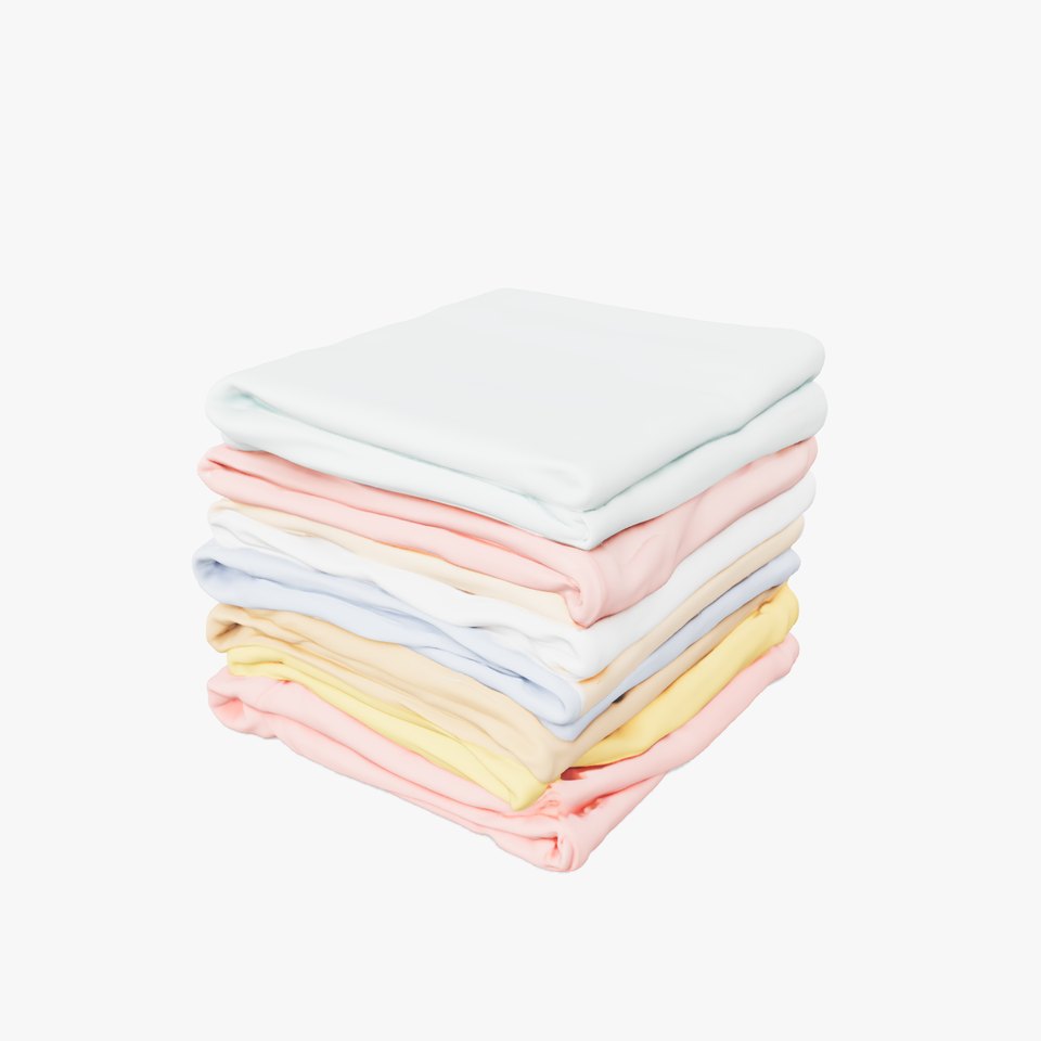 Pastel Fabric Stack model pack viewer poster