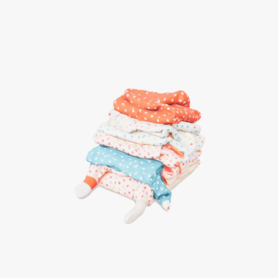 Colorful Polka Dot Fabric model pack viewer poster