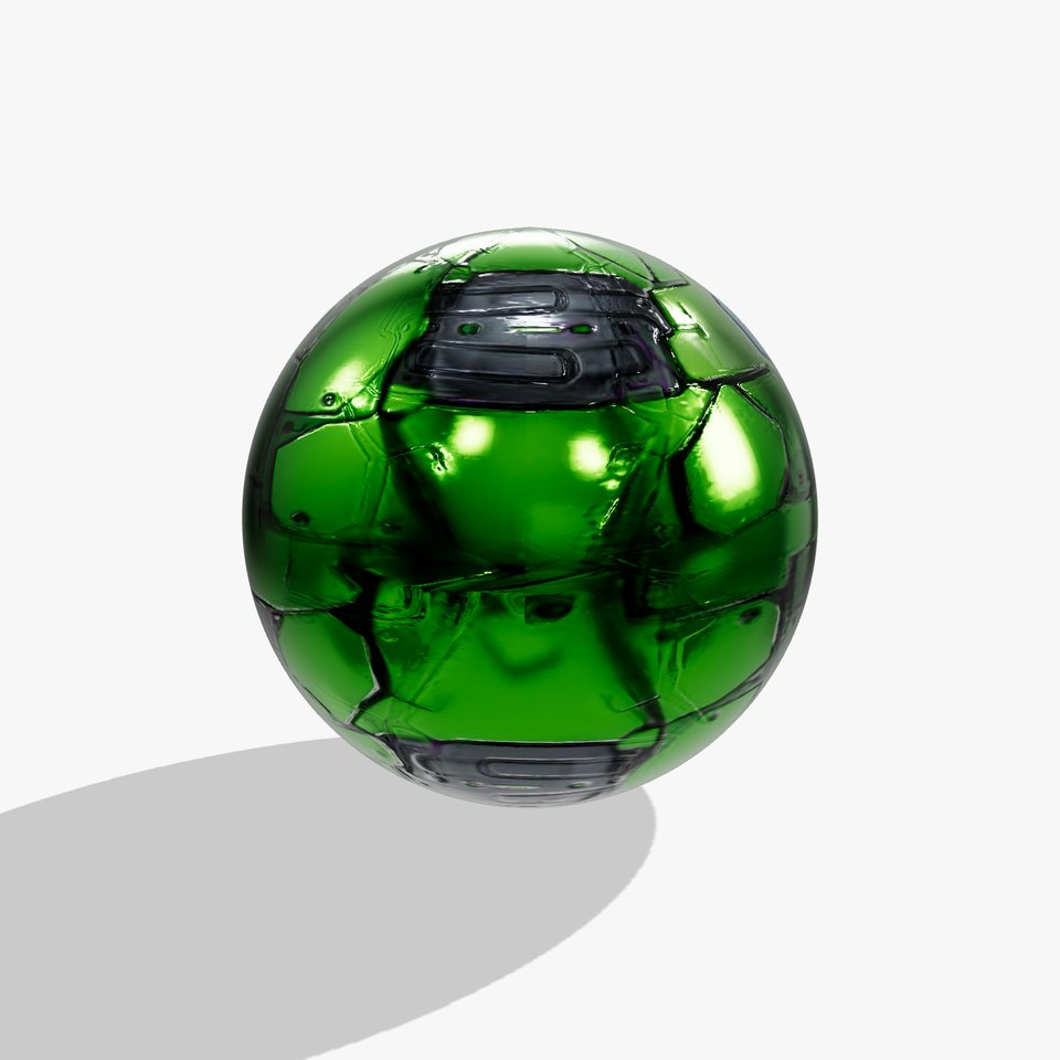 Futuristic SciFi Panel HQ PBR Textures Set viewer poster