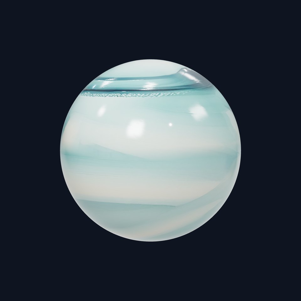 HQ PBR Textures Set Abstract Swirled Ceramic Glossy viewer poster