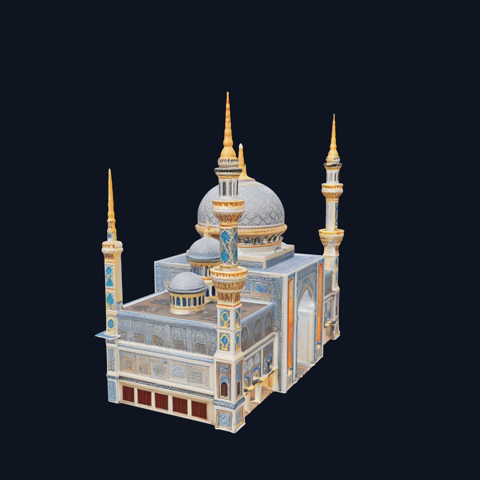 Majestic Mosque Architecture model pack viewer poster