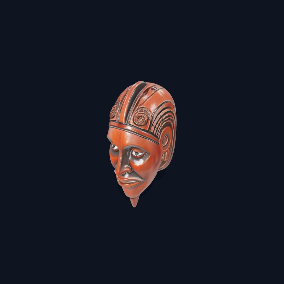 Elegant Tribal Mask model pack viewer poster