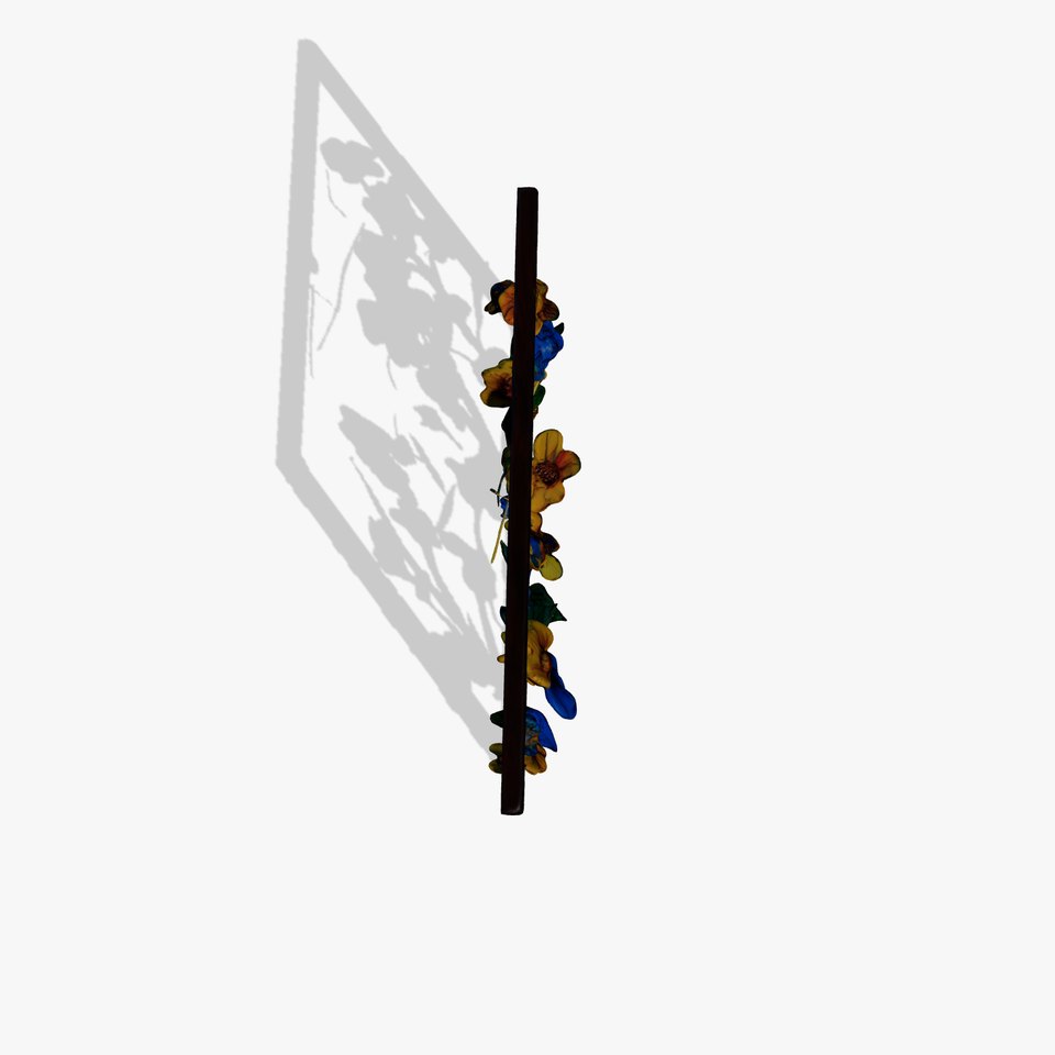 Floral Stained Glass Art model pack viewer poster