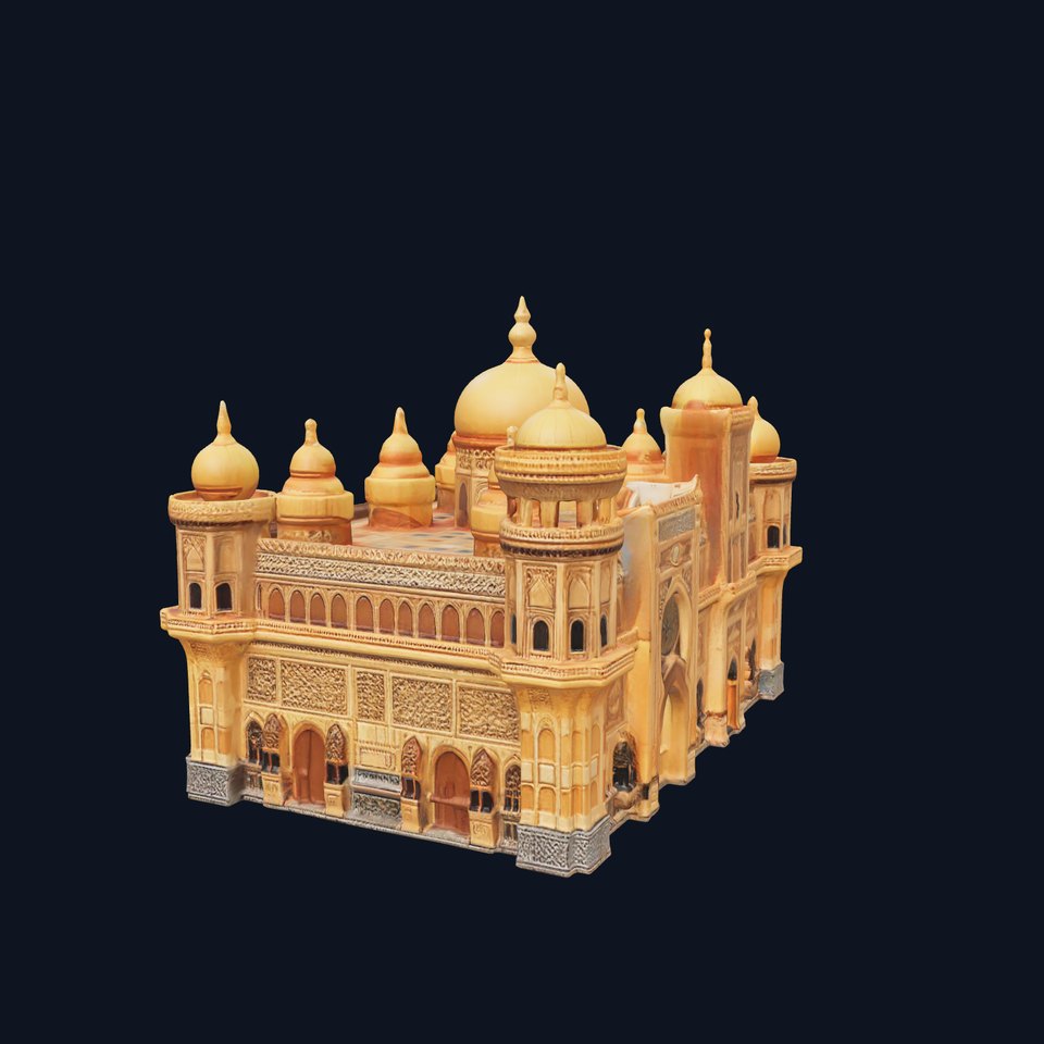 Golden Palace Architecture model pack viewer poster