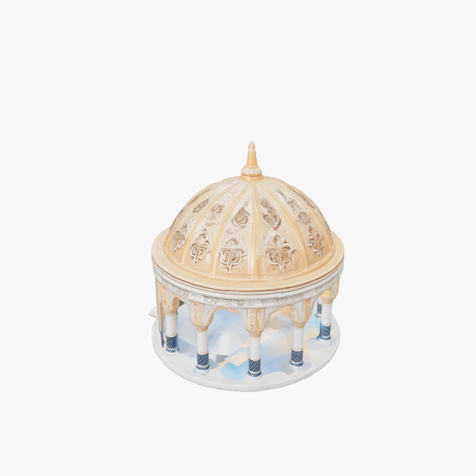 Ornate Pavilion Dome model pack viewer poster