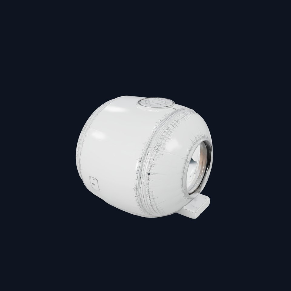 Silver Space Habitat model pack