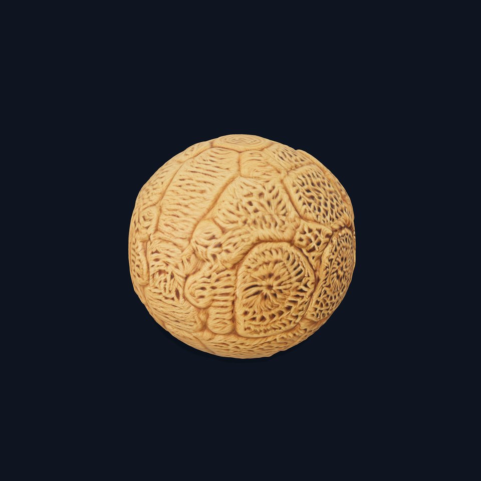 Intricate Yarn Sphere model pack viewer poster