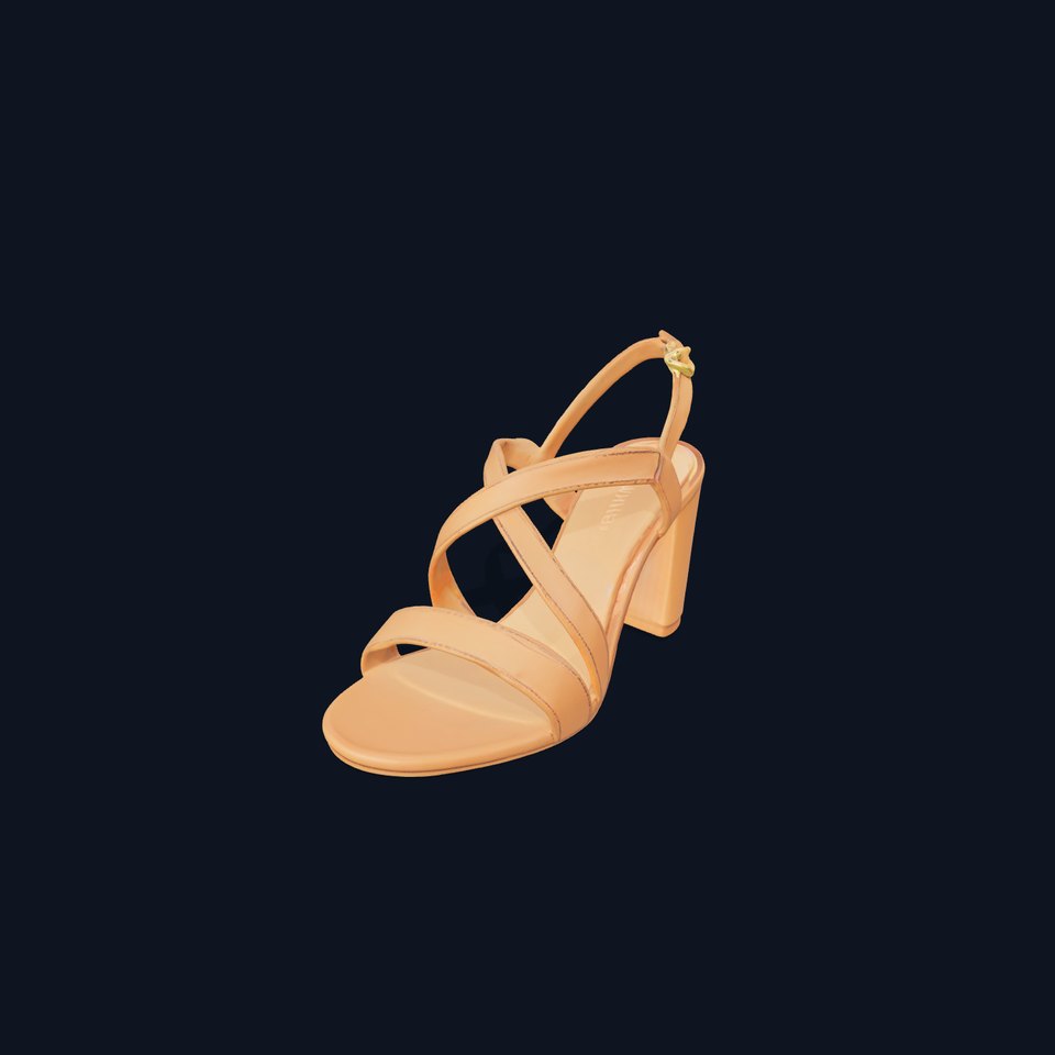 Elegant Beige Sandal model pack viewer poster