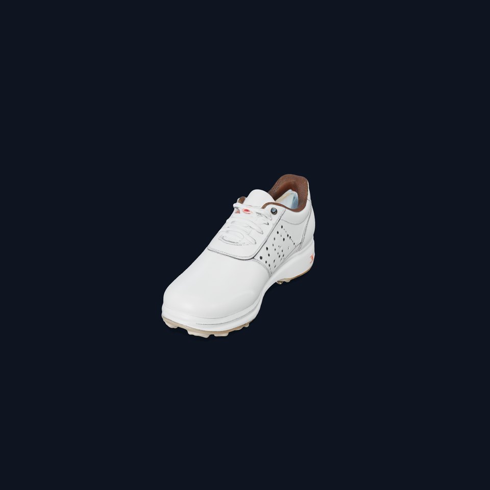 White Golf Shoe model pack viewer poster