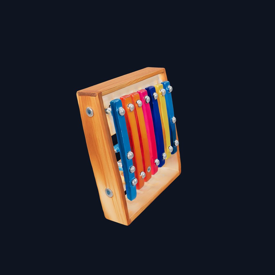 Colorful Xylophone model pack