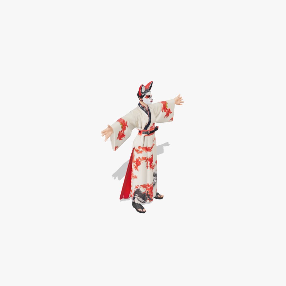 Traditional Kimono Costume model pack viewer poster