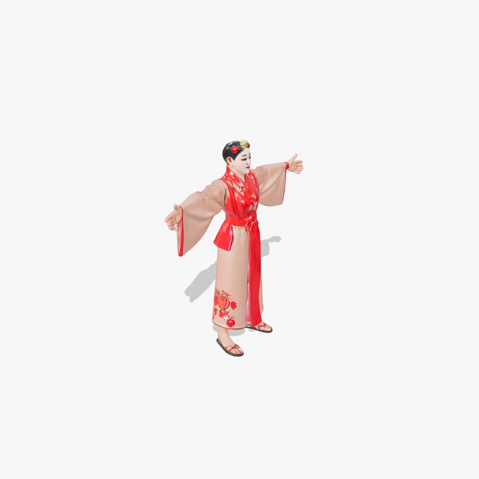 Traditional Kimono model pack viewer poster