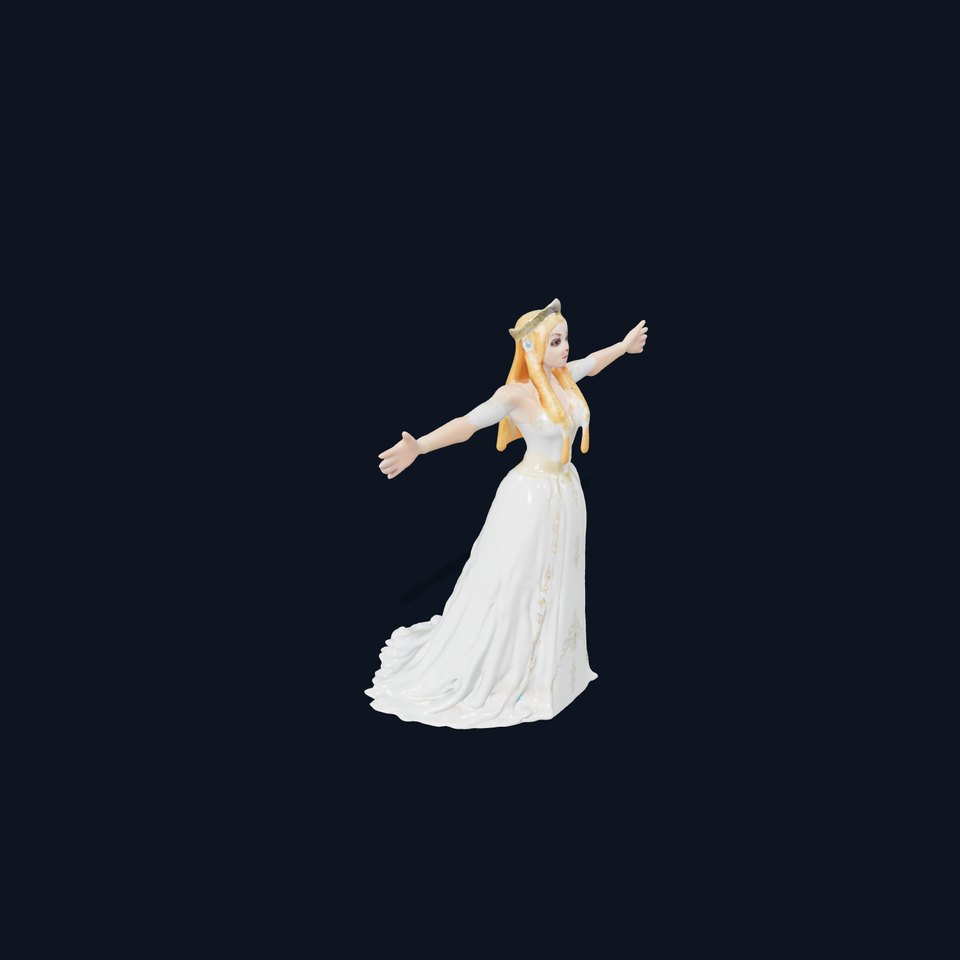 Regal Queen Figurine model pack viewer poster