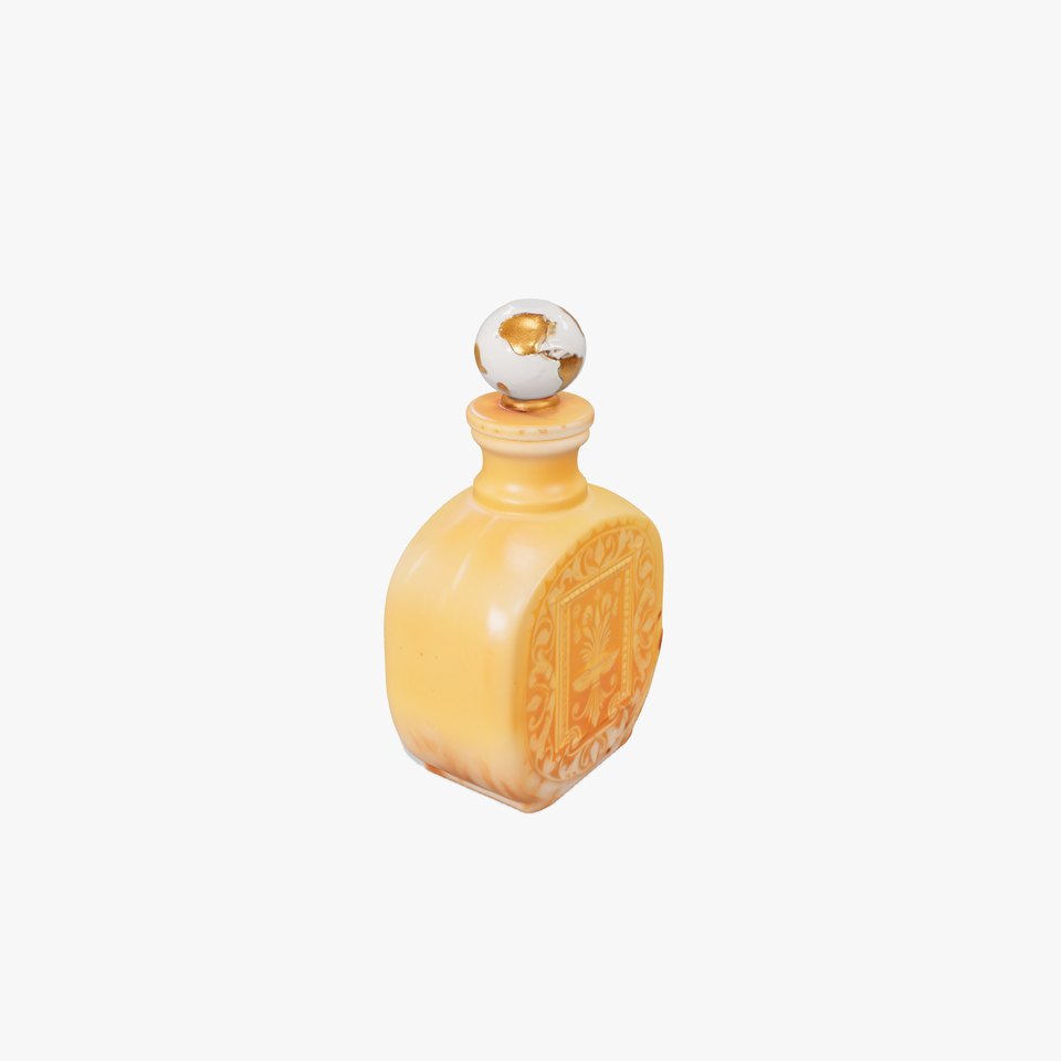 Ornate Amber Bottle model pack viewer poster