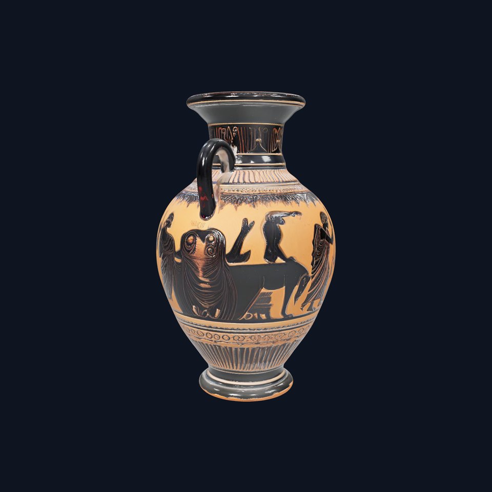 Ancient Greek Vase model pack viewer poster