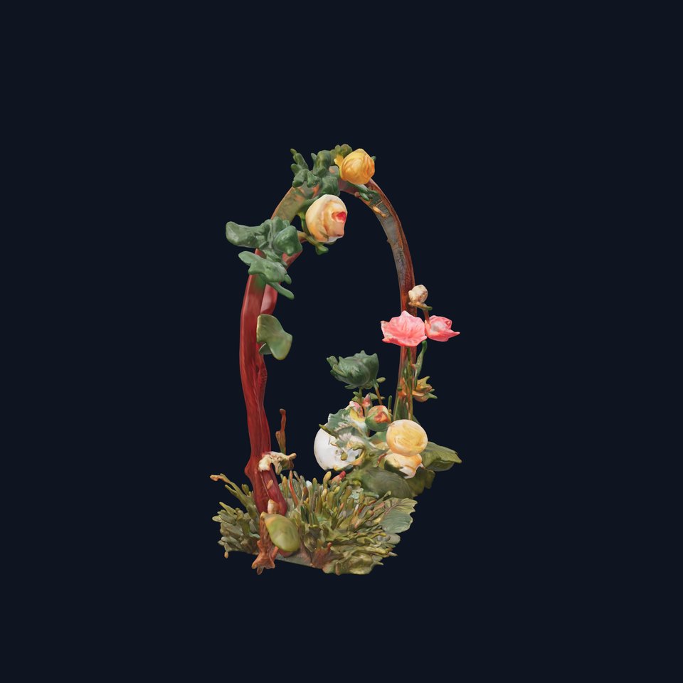 Elegant Floral Wreath model pack viewer poster