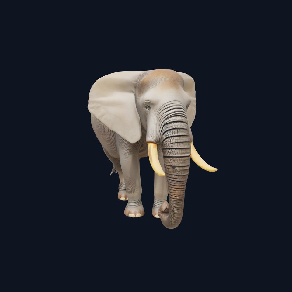 Majestic Elephant model pack viewer poster