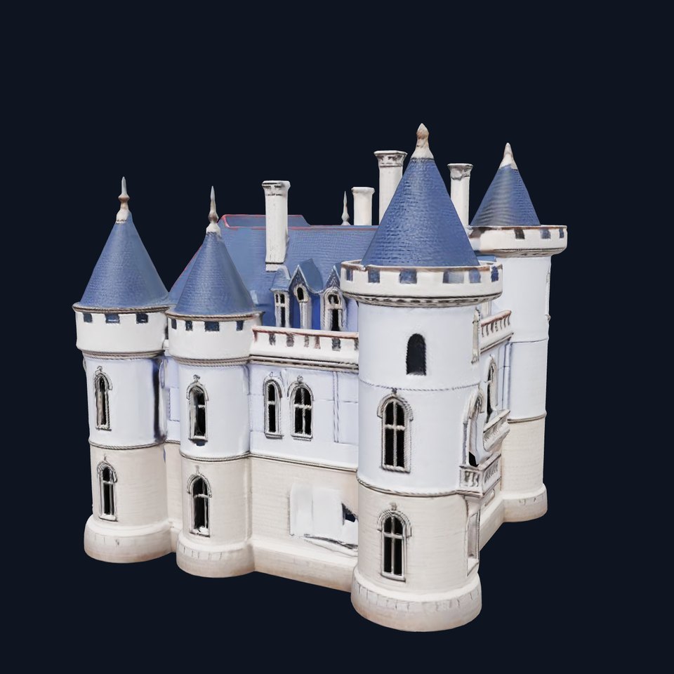 Majestic Scarlet Castle model pack viewer poster
