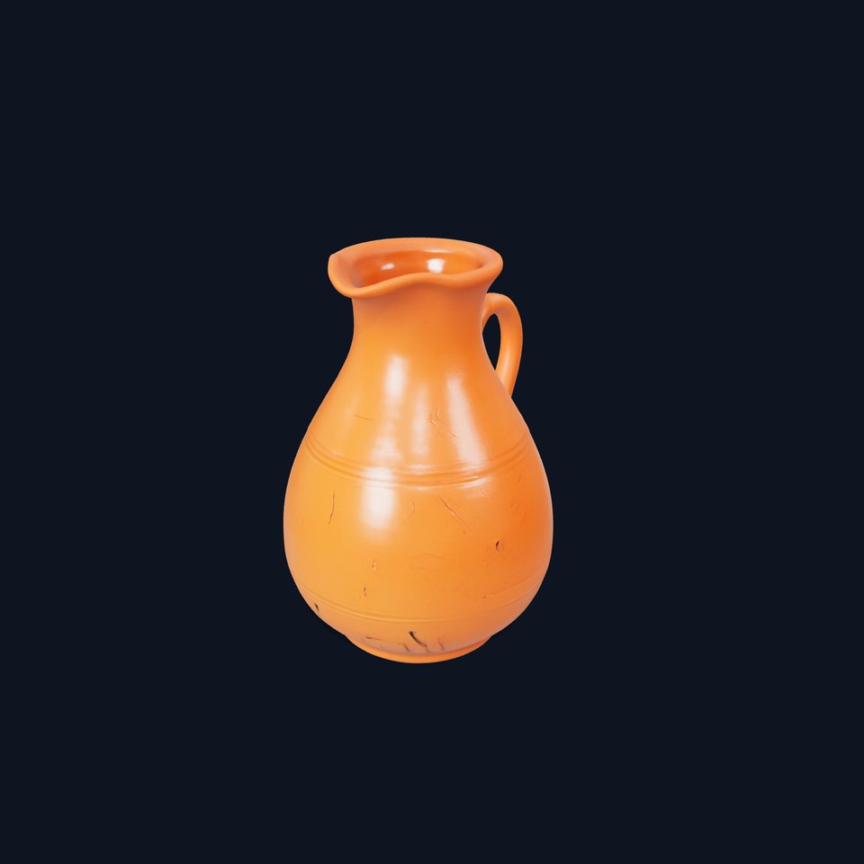 Rustic Clay Pitcher model pack