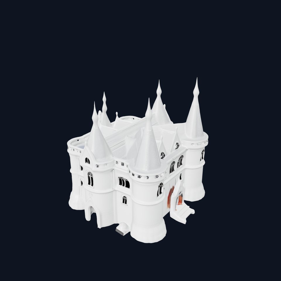 Gothic Castle Architecture model pack viewer poster