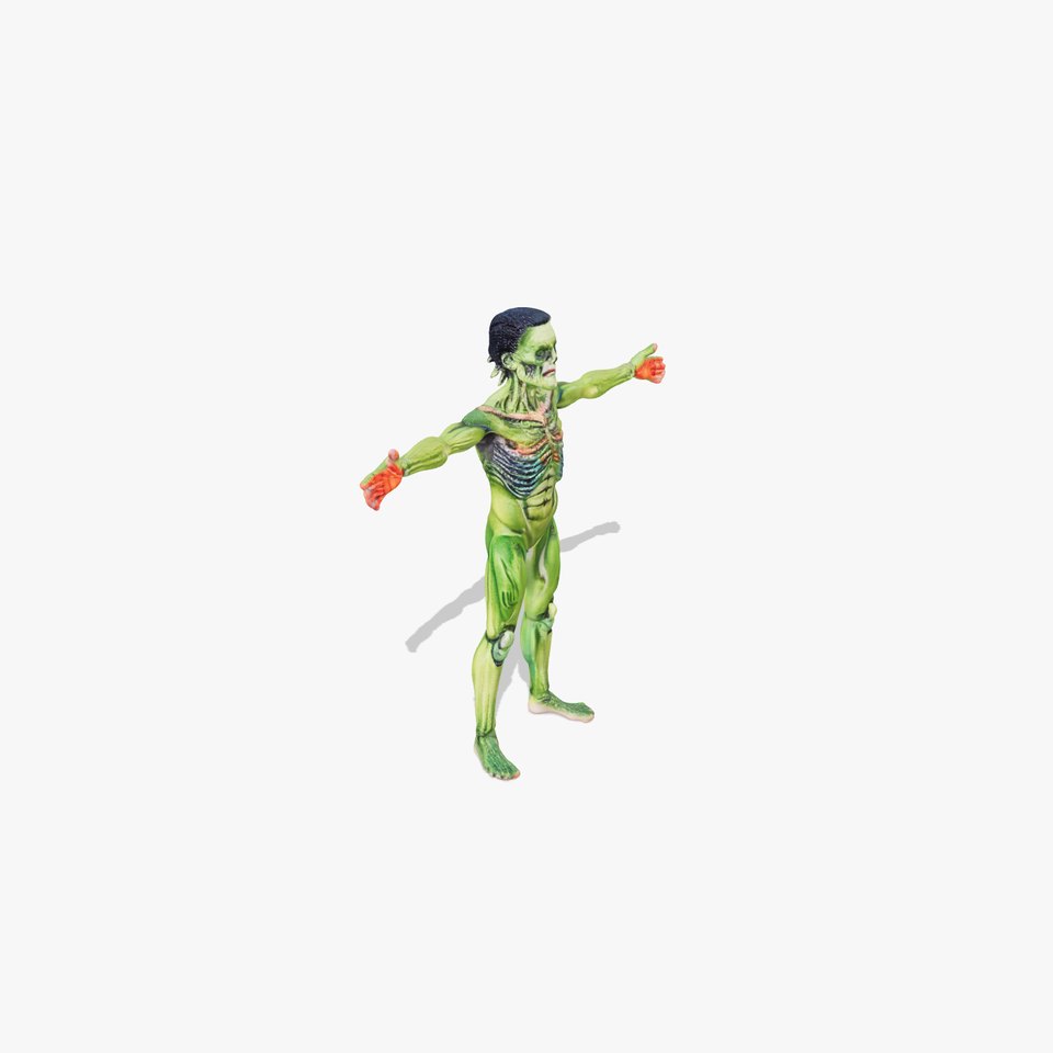 Zombie Warrior Green model pack viewer poster