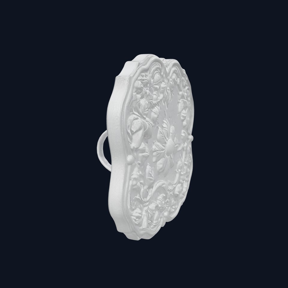 Decorative Floral Relief model pack viewer poster