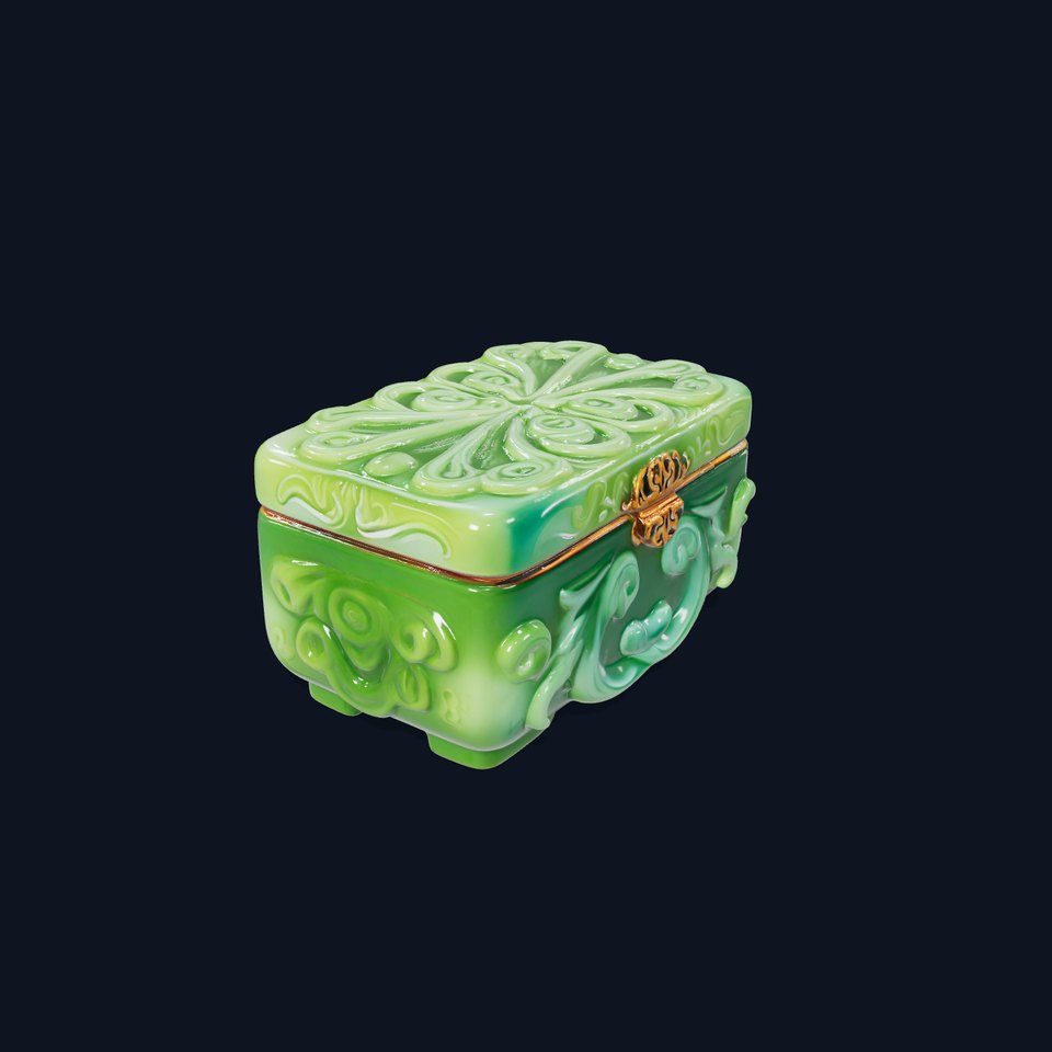 Emerald Ornate Box model pack