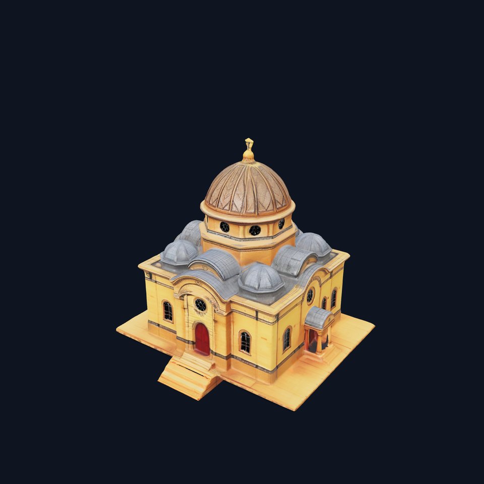 Classic Byzantine Church model pack viewer poster