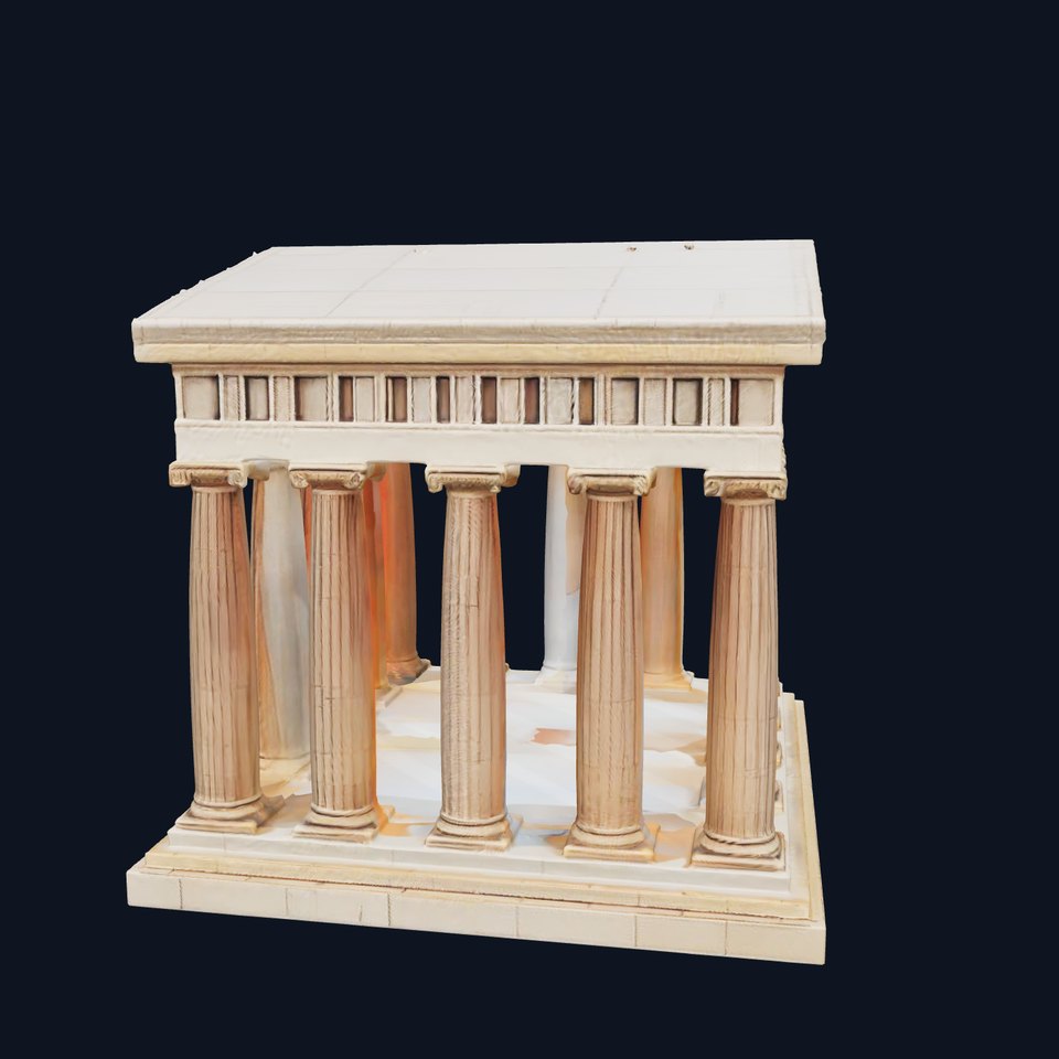 Classical Greek Temple model pack viewer poster