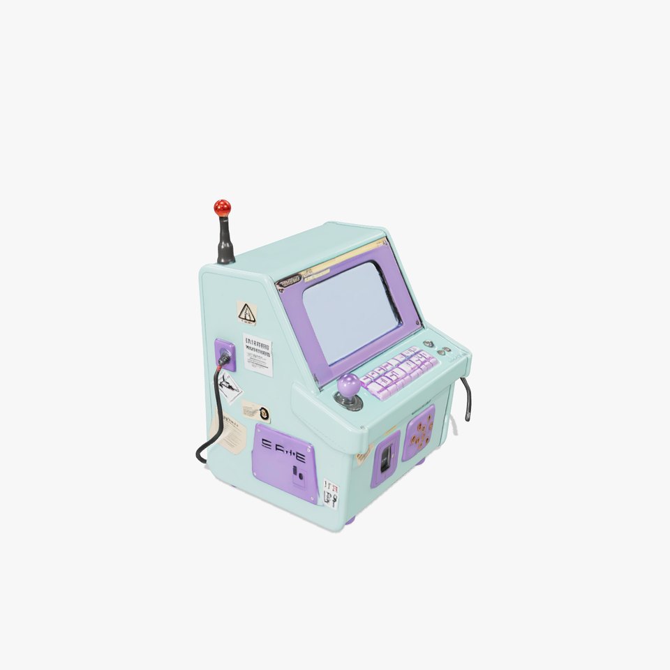 Retro Arcade Console model pack viewer poster