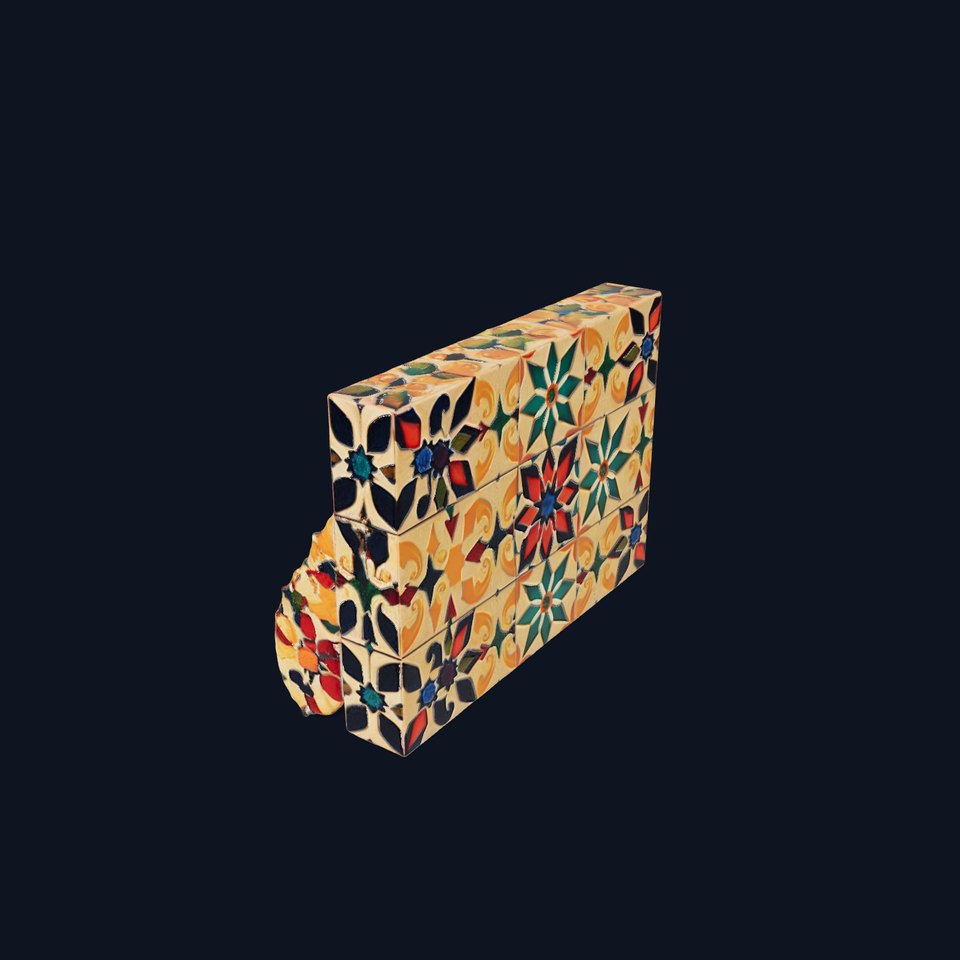 Ornate Ceramic Tile model pack viewer poster