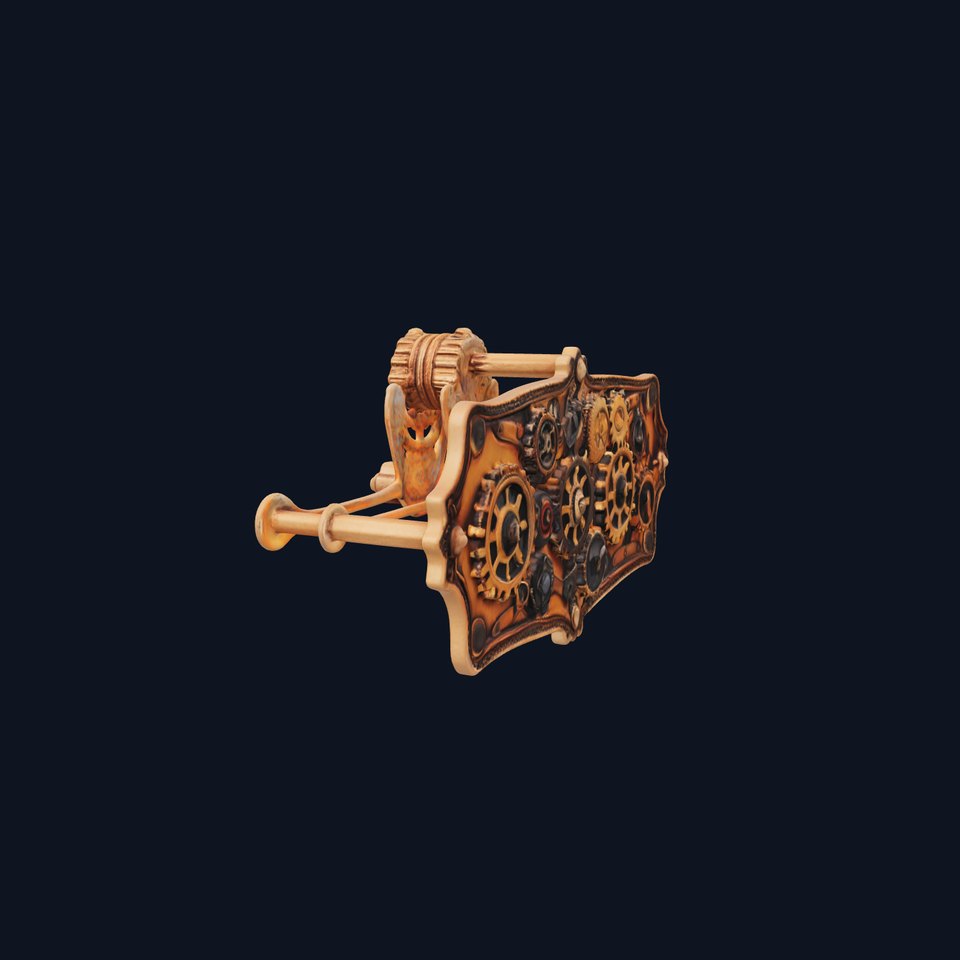 Steampunk Gear Mechanism model pack viewer poster